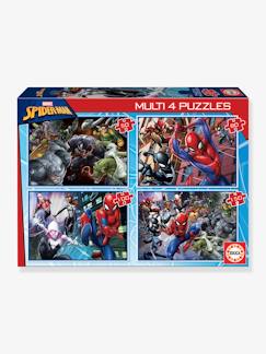 Spielzeug-Pädagogische Spiele-Puzzles-4er-Set Puzzles MARVEL SPIDERMAN EDUCA