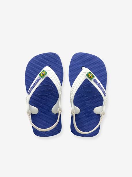 Baby Zehentrenner Brasil Logo II HAVAIANAS - bonbon rosa+dunkelblau+marine/weiß - 15