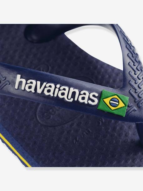 Baby Zehentrenner Brasil Logo II HAVAIANAS - bonbon rosa+dunkelblau+marine/weiß - 10