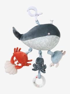 Spielzeug-Baby-Kuscheltiere & Stofftiere-Baby Greifspielzeug mit Klammer „Ozean“