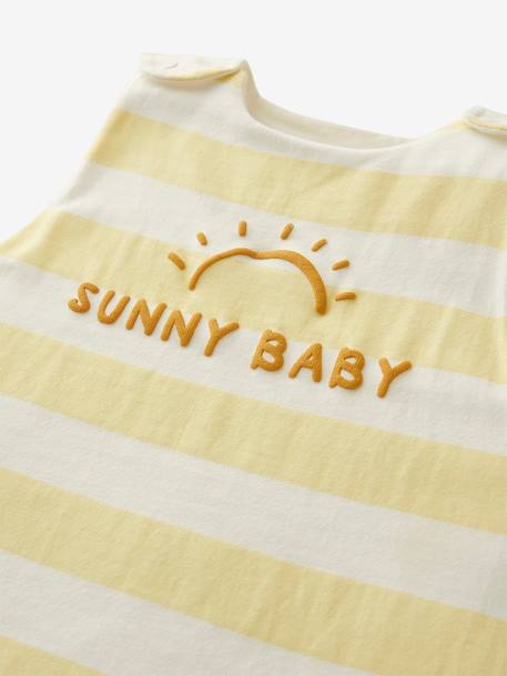 Baby Sommerschlafsack SUNNY BABY Oeko Tex - blau gestreift+gelb+grün - 8