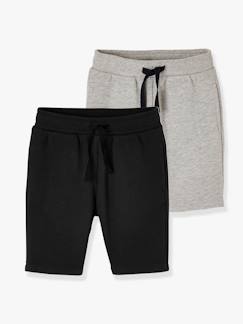 Jungenkleidung-Sportbekleidung-2er-Pack Jungen Sweat-Shorts BASIC Oeko-Tex