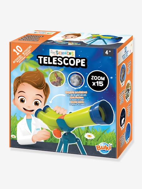 Kinder Teleskop „Mini Sciences“ BUKI - grün - 1