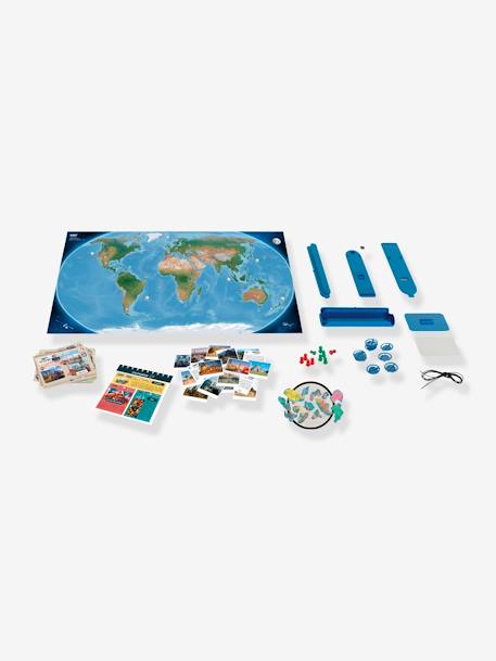 Magnetische Weltkarte BUKI - blau - 5