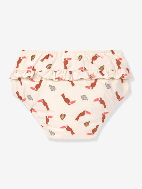 Mädchen Baby Windelbadehose LÄSSIG - grau bedruckt+mehrfarbig+olivgrün+wollweiß+zartrosa - 11