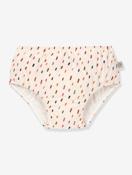 Mädchen Baby Windelbadehose LÄSSIG - grau bedruckt+mehrfarbig+olivgrün+wollweiß+zartrosa - 4