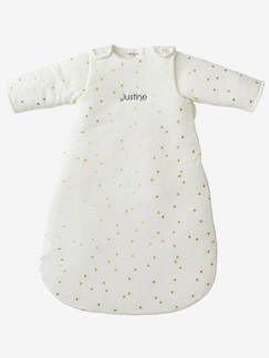 Dekoration & Bettwäsche-Babybettwäsche-Schlafsäcke-Baby Winterschlafsack GRÜNER WALD Ärmel abnehmbar personalisierbar