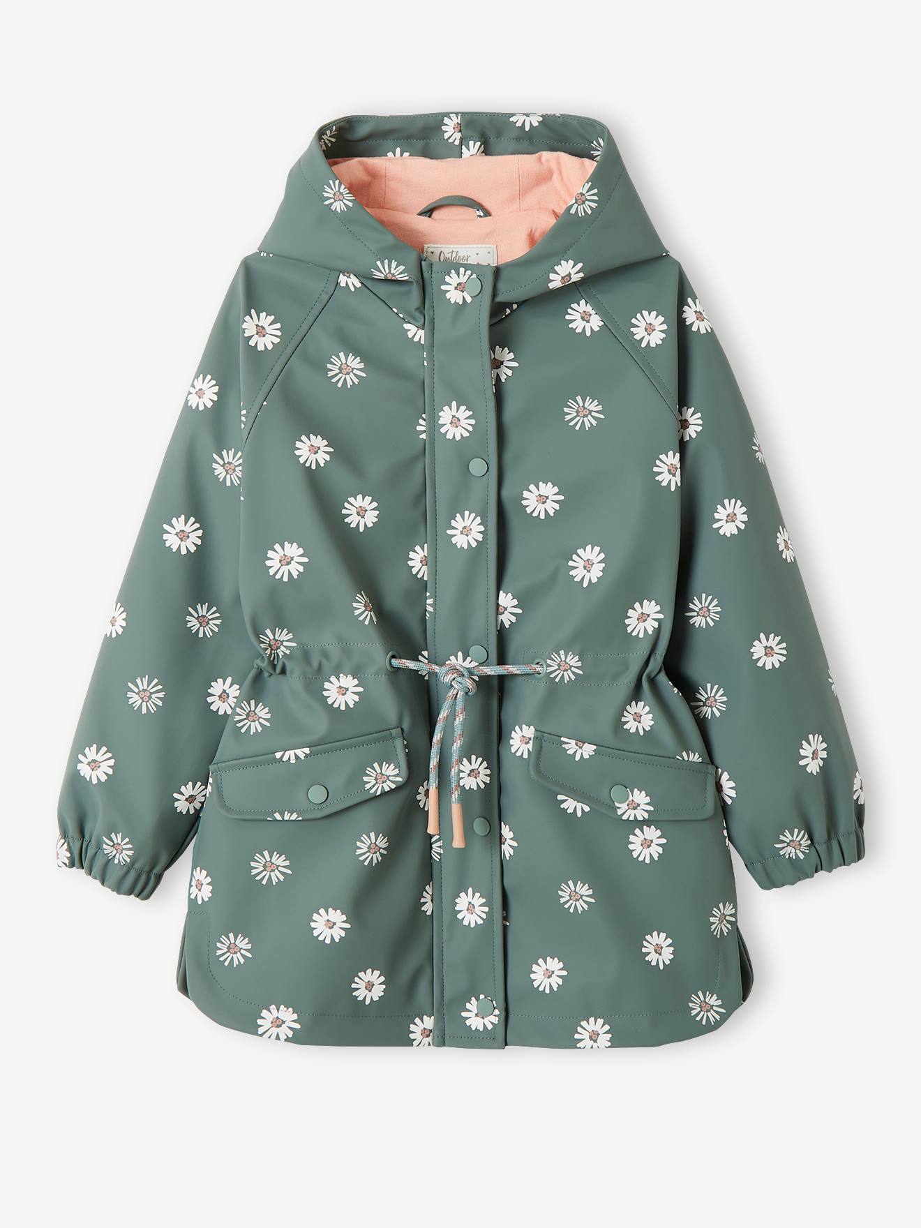 Mädchen Regenjacke mit Zauber-Trick gänseblümchen