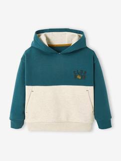 Jungenkleidung-Pullover, Strickjacken, Sweatshirts-Sweatshirts-Jungen Kapuzensweatshirt, Colorblock