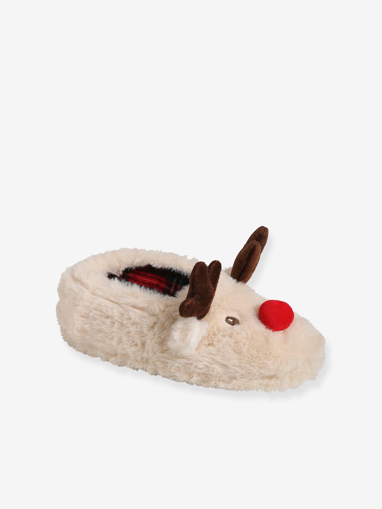 Kinder Eltern Hausschuhe RENTIER Gr. ab 24 bis 45 Weihnachts-Capsule