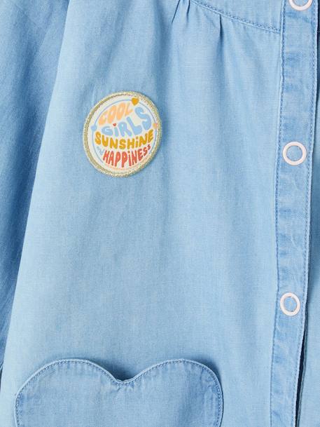 Mädchen Malkittel aus Chambray, personalisierbar - double stone - 5