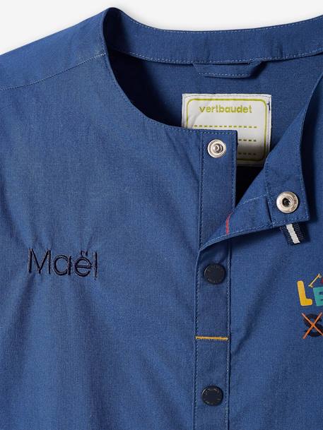 Jungen Malkittel mit Print, personalisierbar - marine - 5