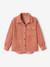 Mädchen Hemdjacke aus Cord - altrosa+moosgrün - 3
