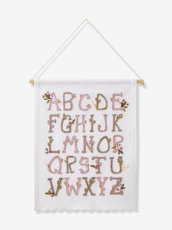 Dekoration & Bettwäsche-Dekoration-Bilder, Poster & Sonstiges-Kinderzimmer Wandbehang mit Alphabet „Landhaus“
