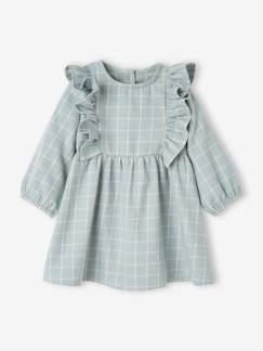 Babymode-Kleider & Röcke-Mädchen Baby Kleid mit Volants