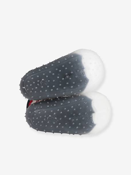 Kinder Weihnachts-Hüttenschuhe - rot gestreift - 5