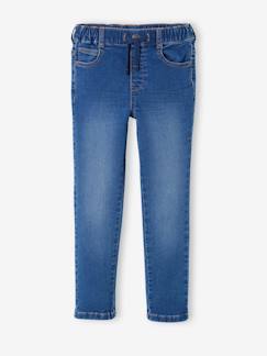 Jungenkleidung-Jeans-Jungen Sweathose in Denim-Optik, Slim-Fit