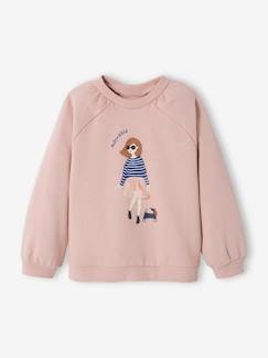 Maedchenkleidung-Pullover, Strickjacken & Sweatshirts-Strickjacken-Mädchen Sweatshirt mit gerüschten Ärmeln