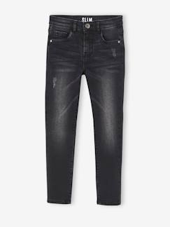 -Mädchen Slim-Fit-Jeans WATERLESS, Hüftweite SLIM
