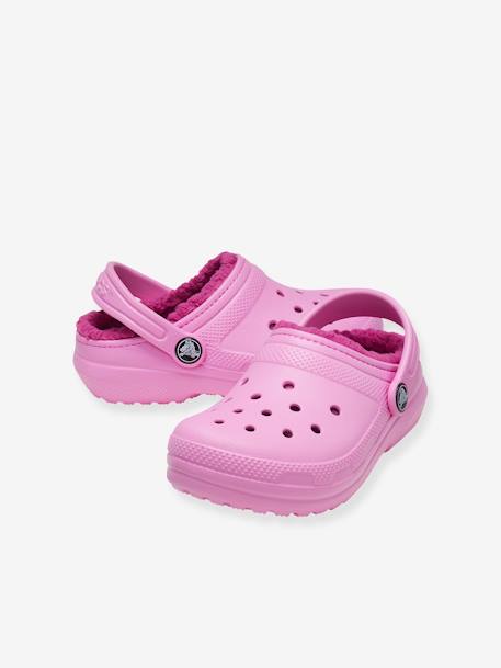 Baby Clogs „Classic Lined Clog T“ CROCS - blau+rosa - 8