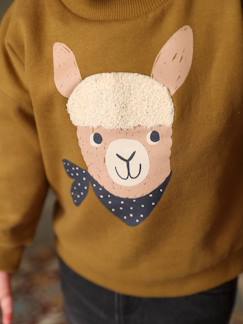 Babymode-Pullover, Strickjacken & Sweatshirts-Sweatshirts-Baby Sweatshirt, Lama
