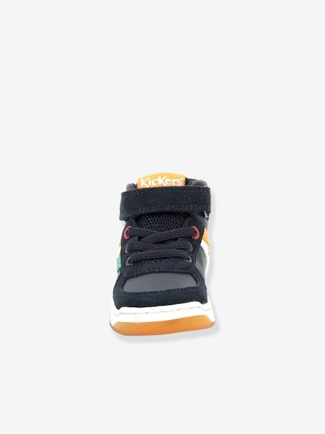 Kinder Sneakers „Kickalien“ KICKERS - grau+khaki+marine+nachtblau - 28