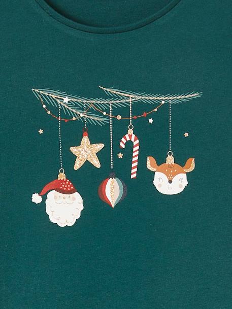 Mädchen Weihnachts-Geschenkbox: Schlafanzug & Socken - tanne - 3