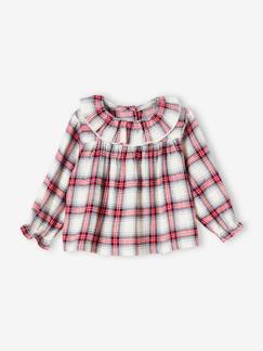 Babymode-Hemden & Blusen-Baby Bluse mit Volantkragen