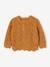 Baby Pullover mit Lochmuster Oeko-Tex - gelb meliert - 1