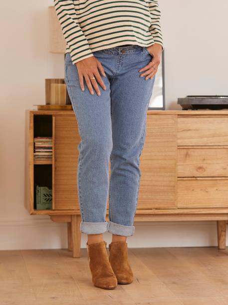 Umstands-Jeans mit Stretch-Einsatz, Mom-Fit - blue stone+blue stone+grau+schwarz - 10