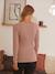 Shirt mit Wickelausschnitt, Schwangerschaft & Stillzeit - anthrazit+rosa - 11