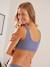 Wendbarer Still-Bustier aus Bio-Baumwolle, Schwangerschaft & Stillzeit - schwarz/blaugrau+weiß/zartrosa - 6