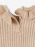 Baby Pullover mit Kragen - beige meliert - 5