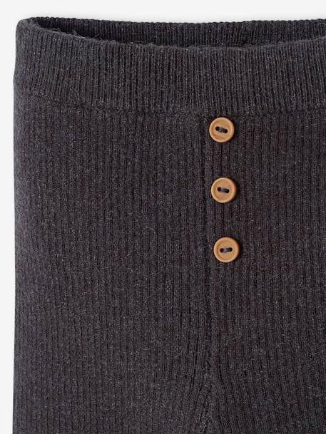 Baby Strickleggings - grau - 3