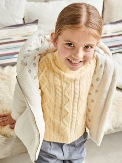 Maedchenkleidung-Pullover, Strickjacken & Sweatshirts-Pullover-Mädchen Pullover mit Zopfmuster