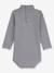 Baby Body mit Rollkragen PETIT BATEAU, Bio-Baumwolle - grau - 2