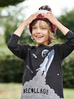 Jungenkleidung-Accessoires-Hüte-Jungen Mütze, Zopfstrick