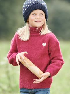 Maedchenkleidung-Pullover, Strickjacken & Sweatshirts-Pullover-Mädchen Rollkragenpullover