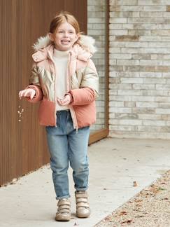 Maedchenkleidung- Jacken & Mäntel-Steppjacken-Gefütterte Mädchen Steppjacke mit Recycling-Polyester