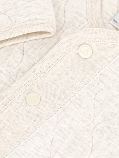Wattierter Baby Cardigan PETIT BATEAU - beige meliert - 3