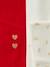 2er-Pack Mädchen Strumpfhosen, Glitzermotive - rot - 2