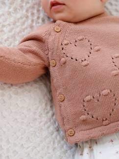 Babymode-Pullover, Strickjacken & Sweatshirts-Strickjacken-Baby Wickeljacke, Oeko-Tex