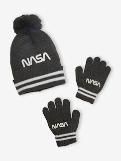 Jungenkleidung-Accessoires-Mützen, Schals & Handschuhe-Jungen Set NASA: Mütze & Handschuhe