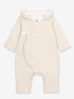 Babymode-Jumpsuits & Latzhosen-Baby Overall mit Kapuze PETIT BATEAU, Bio-Baumwolle Oeko-Tex