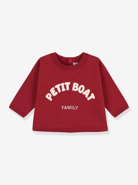 Baby Sweatshirt PETIT BATEAU - rot - 1