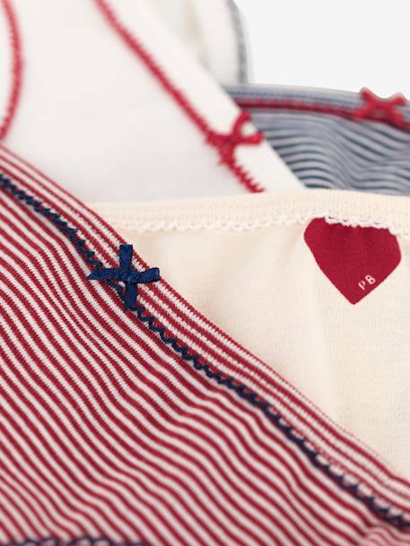 5er-Pack Kinder Slips PETIT BATEAU, Bio-Baumwolle - weiß - 4