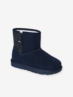Kinderschuhe-Mädchenschuhe-Boots & Stiefeletten-Mädchen Stiefel mit Glitzer, warmes Webpelz-Futter