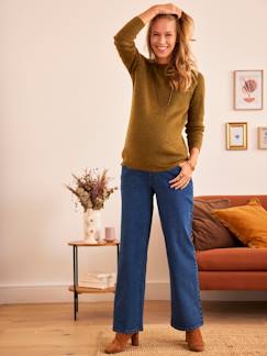 Umstandsmode-Umstandshosen-Weite Umstands-Jeans, Schrittlänge 78 cm