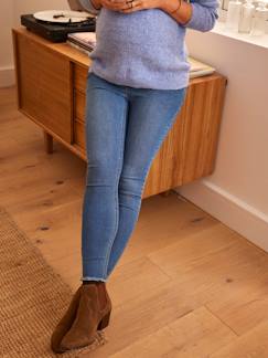 Umstands-Jeans, Skinny-Fit, nahtloser Stretch-Bund -  - [numero-image]
