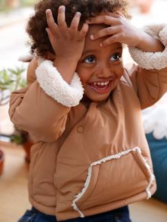 Babymode-Baby Wickeljacke mit Kapuze & Recycling-Polyester